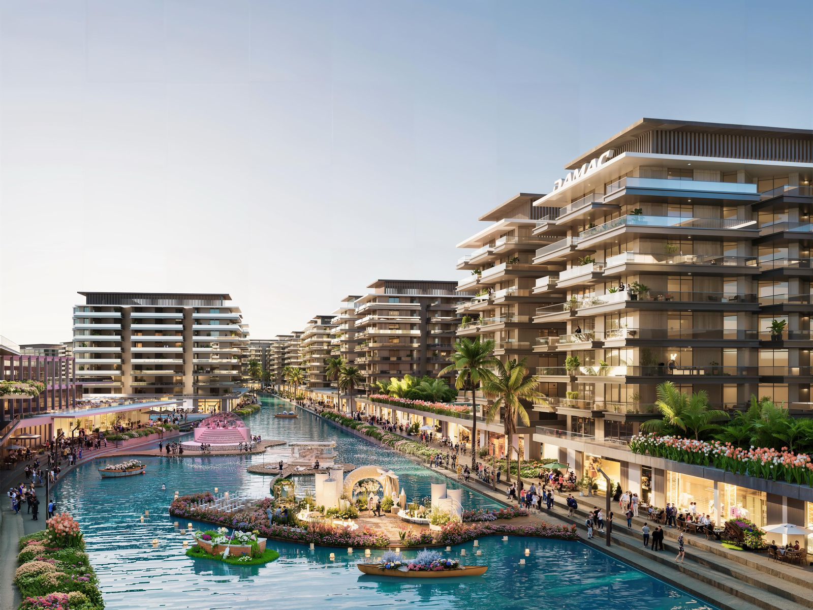 DAMAC Riverside Views: Vida urbana elevada junto al río
